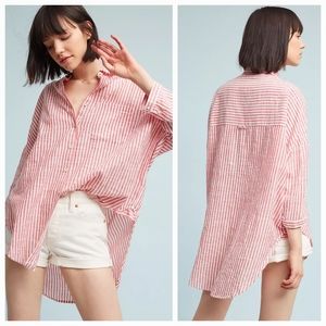 Holding Horses for Anthropologie Monroe Oversized Buttondown size xs/s